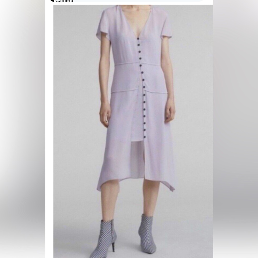 Rag & Bone lilac button down dress. Size XXS